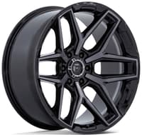 20x10 fuel off-road flux gloss black w/ brushed gray ddt (6-lug) fc854 6x5.5/139.7 -18mm
