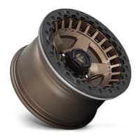 (clearance - no returns) 17x9 fuel off-road wrap beadlock matt bronze w/ black ring d119 6x5.5/139.7 -15mm