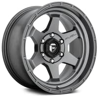 18x9 fuel off-road shok matte gunmetal d665 6x5.5/139.7 20mm