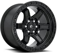 17x9 fuel off-road kicker 6 matte black d697 6x5.5/139.7 -12mm
