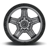 17x9 fuel off-road kicker 5 anthracite w/ black lip d698 5x5/127 -12mm