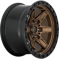 17x9 fuel off-road kicker 6 bronze w/ black lip d699 6x5.5/139.7 -12mm