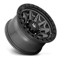 17x9 fuel off-road covert matte anthracite w/ black ring d716 6x5.5/139.7 -12mm