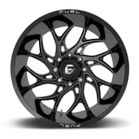 22x12 fuel off-road runner gloss black milled d741 (* may require trimming) 8x180 -44mm