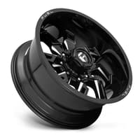 22x10 fuel off-road lockdown gloss black milled d747 8x6.5/165 -18mm