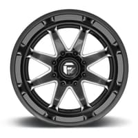 20x10 fuel off-road hammer gloss black milled d749 8x180 -18mm