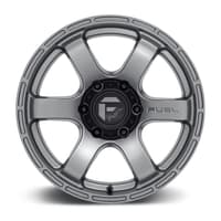 18x9 fuel off-road rush matte gun metal d767 6x5.5/139.7 -12mm