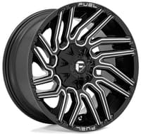 (clearance - no returns) 20x10 fuel off-road typhoon gloss black milled d773 8x6.5/165 -18mm