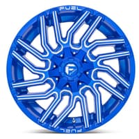 Fuel Off-Road D774 Typhoon Anodized Blue Milled