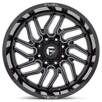22x12 fuel off-road hurricane gloss black milled d807 (* may require trimming) 6x135 -44mm