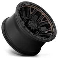 20x9 fuel off-road traction matte black w/ double dark tint d824 8x6.5/165 1mm