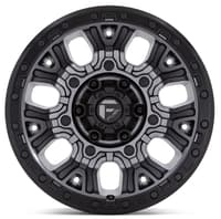 Fuel Off-Road Traction Matte Gunmetal w/ Black Ring
