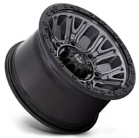 Fuel Off-Road Traction Matte Gunmetal w/ Black Ring