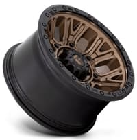 Fuel Off-Road Traction Matte Bronze w/ Black Ring