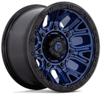 17x9 fuel off-road traction dark blue w/ black ring d827 5x5/127 -12mm