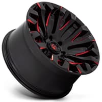 20x10 fuel off-road quake gloss black milled w/ red tint d829 8x6.5/165 -18mm