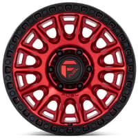 17x8.5 fuel off-road cycle candy red w/ black ring d834 5x120 34mm