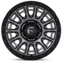17x9 fuel off-road cycle matte gunmetal w/ black ring d835 6x5.5/139.7 1mm