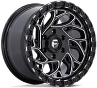 15x8 fuel off-road runner or gloss black milled d840 5x4.5/114.3 -19mm