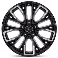 22x12 fuel off-road rebar 5 gloss black milled d849 5x5/127 -44mm (* may require trimming)