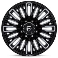 20x10 fuel off-road rebar 8 gloss black milled d849 8x180 -18mm