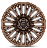 20x10 fuel off-road rebar 8 platinum bronze milled d850 8x6.5/165 -18mm