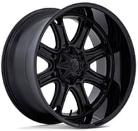 Fuel Off-Road D853 Darkstar Matt Black w/ Gloss Black Lip