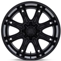 20x10 fuel off-road darkstar matt black w/ gloss black lip fc853 6x135 6x5.5/139.7 -18mm
