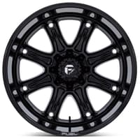 22x10 fuel off-road darkstar gloss black milled fc853 6x135 6x5.5/139.7 -18mm