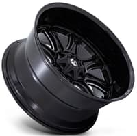 22x9 fuel off-road darkstar gloss black milled fc853 6x135 6x5.5/139.7 1mm