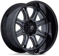 20x9 fuel off-road darkstar matt gunmetal w/ gloss black fc853 8x6.5/165 1mm
