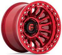 (clearance - no returns) 20x10 fuel off-road rincon beadlock candy red fc125 8x6.5/165 -48mm