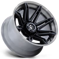 (clearance - no returns) 22x12 fuel off-road brawl gloss black brushed dark tint fc401 (* may require trimming) 8x6.5/165 -44mm