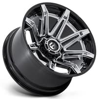 (clearance - no returns) 24x12 fuel off-road brawl chrome w/ gloss black lip fc401 (* may require trimming) 6x5.5/139.7 -44mm