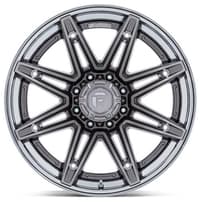 (clearance - no returns) 22x12 fuel off-road brawl platinum w/ chrome lip fc401 (* may require trimming) 6x135 -44mm