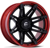 (clearance - no returns) 22x12 fuel off-road brawl matte black w/ candy red lip fc401 (* may require trimming) 8x6.5/165 -44mm