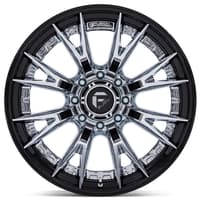 20x10 fuel off-road catalyst chrome w/ gloss black lip (8-lug) fc402 8x180 -18mm