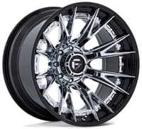 24x12 fuel off-road catalyst chrome w/ gloss black lip (8-lug) fc402 (* may require trimming) 8x180 -44mm