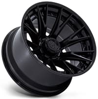 20x10 fuel off-road catalyst matte black w/ gloss black lip (8-lug) fc402 8x180 -18mm