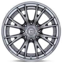 Fuel Off-Road FC402 Catalyst (8-Lug) Platinum w/ Chrome Lip