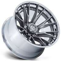 Fuel Off-Road FC402 Catalyst (8-Lug) Platinum w/ Chrome Lip