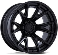 24x12 fuel off-road catalyst matte black w/ gloss black lip (6-lug) fc402 (* may require trimming) 6x5.5/139.7 -44mm