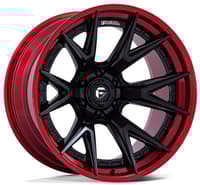 Fuel Off-Road Catalyst Matte Black w/ Candy Red Lip