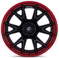 Fuel Off-Road Catalyst Matte Black w/ Candy Red Lip