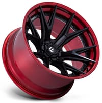(clearance - no returns) 22x12 fuel off-road catalyst matte black w/ candy red lip (6-lug) fc402Â (* may require trimming) 6x135 -44mm