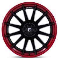 (clearance - no returns) 22x12 fuel off-road burn matte black w/ candy red lipÂ (* may require trimming) fc403 6x5.5/139.7 -44mm
