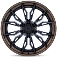 22x9.5 fuel off-road mutiny matte black w/ gloss bronze lip fc404 (6-lug) 6x135 20mm