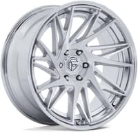 22x10 fuel off-road dynamo gloss silver brushed w/ chrome lip fc405 6x5.5/139.7 -18mm
