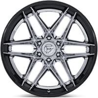 20x9 fuel off-road flight chrome w/ gloss black lip fc408 6x5.5/139.7 1mm
