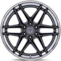 20x9 fuel off-road flight gloss gunmetal w/ chrome lip fc408 6x5.5/139.7 1mm